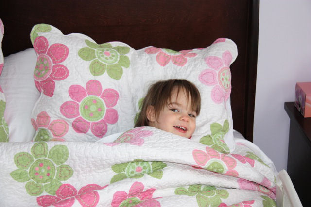 Samantha's big bed